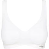 Sloggi - Zero Feel - Bustier - Wit - Beugelloze Bralette