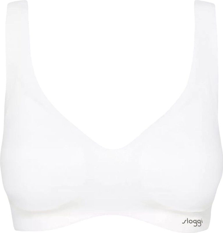 Sloggi - Zero Feel - Bustier - Wit - Beugelloze Bralette