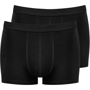 Sloggi - 24/7 Short - Zwart - Katoen Mix - 2-Pak