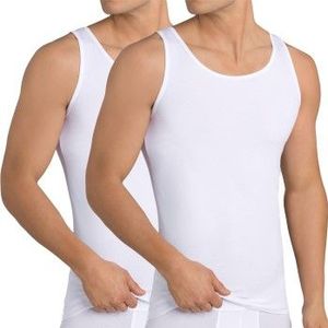 sloggi Unterhemd men 24/7 SH 02 Vest 2P (2er Pack) weich und atmungsaktiv
