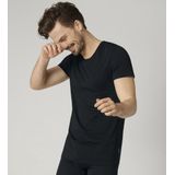 Sloggi - 24/7 - Heren T-shirt - 2-Pack - Zwart - Katoen/Elastan