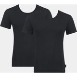 Sloggi - 24/7 - Heren T-shirt - 2-Pack - Zwart - Katoen/Elastan