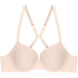 Gecoate Cups - Longline Bh - Zwart - Gerecycled Microvezel