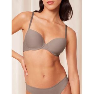 Triumph - Pure Micro - Racerback Bh - Taupe - Naadloze Cups