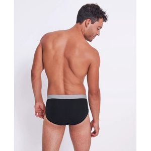 Sloggi - Go Abc - Slip - Zwart/Wit/Blauw - 95% Organische Katoen