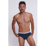 Sloggi - GO ABC 2.0 - Heren Slip - Kobalt en Donkerblauw - Katoen met Stretch