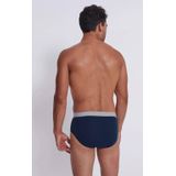 Sloggi - GO ABC 2.0 - Heren Slip - Kobalt en Donkerblauw - Katoen met Stretch