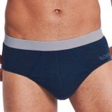 Sloggi - GO ABC 2.0 - Heren Slip - Kobalt en Donkerblauw - Katoen met Stretch