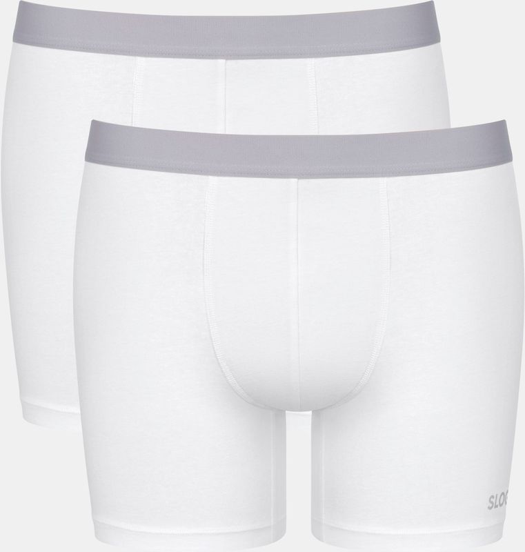 Sloggi - GO ABC 2.0 - Boxershort - Wit - Katoen - Set van 2