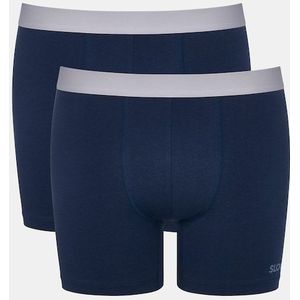 Sloggi 2-Pack heren short - GO Abc - Biologisch katoenen ondergoed heren - Sloggi ondergoed heren  - Blauw