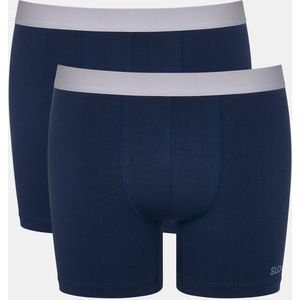 Sloggi - Go Abc - Boxershorts - Zwart/Wit/Blauw - 95% Organisch Katoen