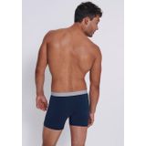 Sloggi - GO ABC 2.0 - Boxershort - Kobalt en Donkerblauw - 2-Pack