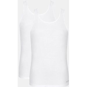 Sloggi - GO Abc - 2-Pack Heren Hemden - Wit - Katoen