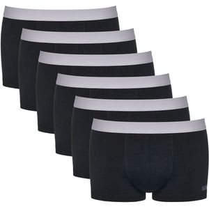 Sloggi - Retro Hipster - Zwart - 95% Katoen, 5% Elastaan - Set van 6