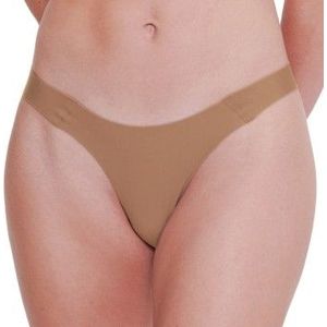 Tanga Zero Feel 2.0 SLOGGI. Polyamide materiaal. Maten XS. Beige kleur