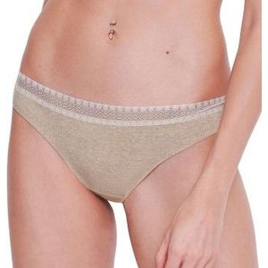 Sloggi - Women GO Ribbed R Brazil - Dames Slip - Grijs - 2-pack