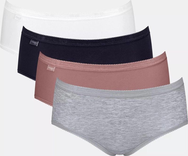 sloggi Basic+ Midi C4P Dames Onderbroek - MULTIPLE COLOURS 16 - Maat 46