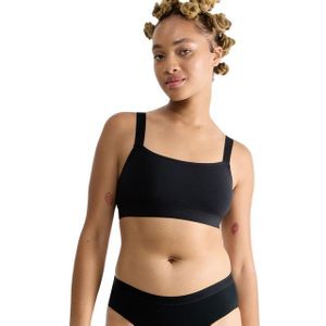 Sloggi dames bh top - bralette - Go Casual - Biologisch katoenen dames topje  - Zwart