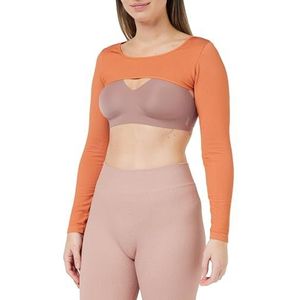 Sloggi Dames Ever Infused Multi Vitamine Bolero T-shirt, Apricot Brandy, XS