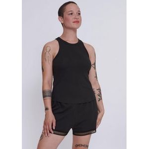 Sloggi Go Ribbed tanktop voor dames, zwart, XL