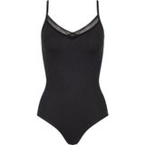 Sloggi - Women GO Ribbed Body - Zwart - Bodystocking