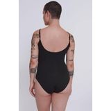 Sloggi - Women GO Ribbed Body - Zwart - Bodystocking