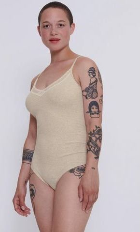 Sloggi - Women GO Ribbed Body - Grijs - Bodystocking