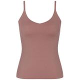 Sloggi - ZERO Feel 2.0 - Spaghetti Top - Donkerbruin - Gerecyclede Microvezel