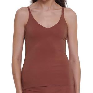 Sloggi Women ZERO Feel 2.0 Spaghetti Top (1-pack) - dames singlet - roestbruin