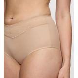 TRIUMPH - Hoge Slip - Zand - Polyamide - Transparant Effect