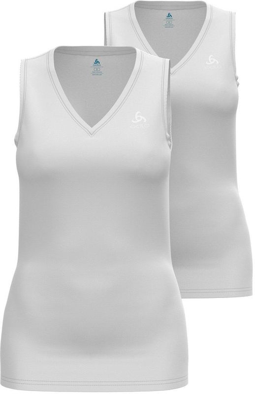 Odlo - Active F-dry Light Eco - Sports - Wit - Gerecycled Materiaal - 2-Pack