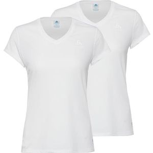 Odlo - Active F-dry Light Eco - Korte Mouwen Basislaag - Zwart - Gerecycled