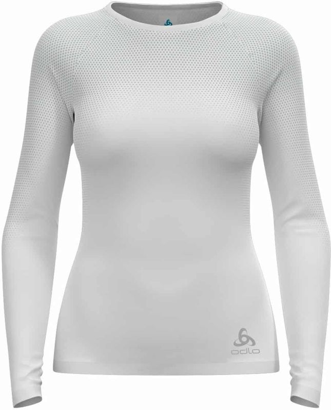 Odlo - Crew Performance Light Eco - Lange Mouwen Basislaag - Wit