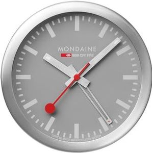 Mondaine M997.MCAL.86SBV - Wandklok - Grijs - 125mm