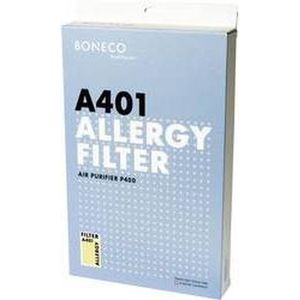 BONECO Allergiefilter A401 - vervangingsfilter voor de luchtreiniger P400 - vermindert 99% allergenen - vermindert daardoor allergische reacties