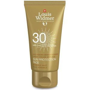 Louis Widmer Sun Protection Face Zonder Parfum Zonnecreme 50 ml