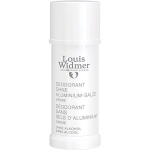 Louis Widmer Deo Crème Zonder Aluminiumzouten Licht Geparfumeerd Deodorant crème 40 ml