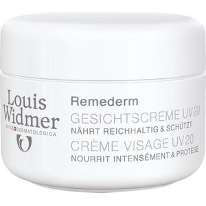 Louis Widmer - Remederm - Gezichtscrème - UV20 - Licht Geparfumeerd - Dagcrème - 50  ml