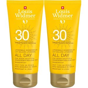 Louis Widmer Zonnebrand All Day 30 Duo geparfumeerd 200 ml