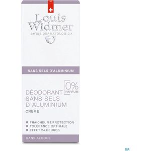 Widmer Deo Creme Zonder Aluminium N/parf 40ml