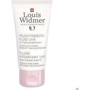 Louis Widmer Fluide Hydratant UV6 Geparfumeerd dagverzorging vette tot gemengde huid  50ml