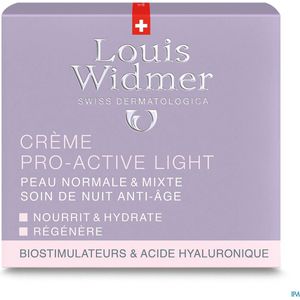 Widmer Nacht Creme Pro-active Light Parf Pot 50ml