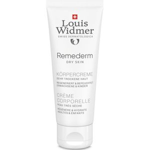 Louis Widmer Remederm Dry Skin Lichaamscreme Tube Ongeparfumeerd  75ml