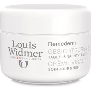 Louis Widmer Dagcrème Remederm Face Cream Zonder Parfum 50ml