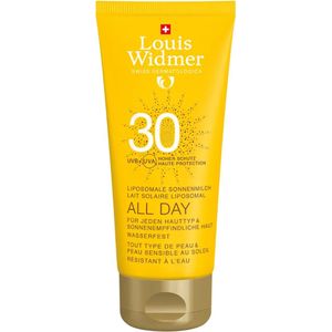 Louis Widmer - Melk - Zonnebescherming - All Day - met Parfum - SPF 30 100ML.