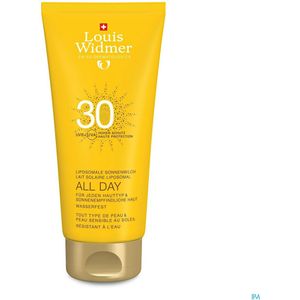 Louis Widmer Sun All Day Beschermingsfactor 30 Familypack Voordeeltube Geparfumeerd  200ml