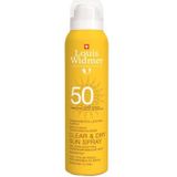 Louis Widmer Zonnebescherming Clear & Dry Sun Spray SPF50 ZP 200ml