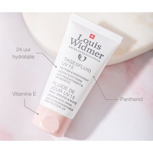 Louis Widmer Dag fluid uv 15 zonder parfum