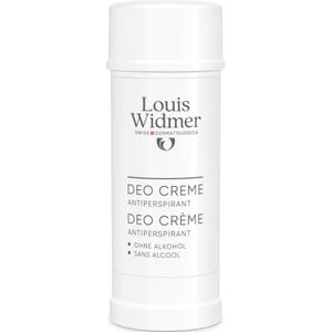 Louis Widmer - Anti-Transpirant Crème - Alcoholvrij - 40 ml