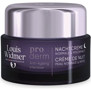 Proderm - Nachtcrème - Zonder Parfum - Gemengde Huid, Normale Huid